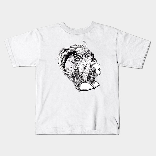 Regal Symbiosis Kids T-Shirt by Lab Reject Studios